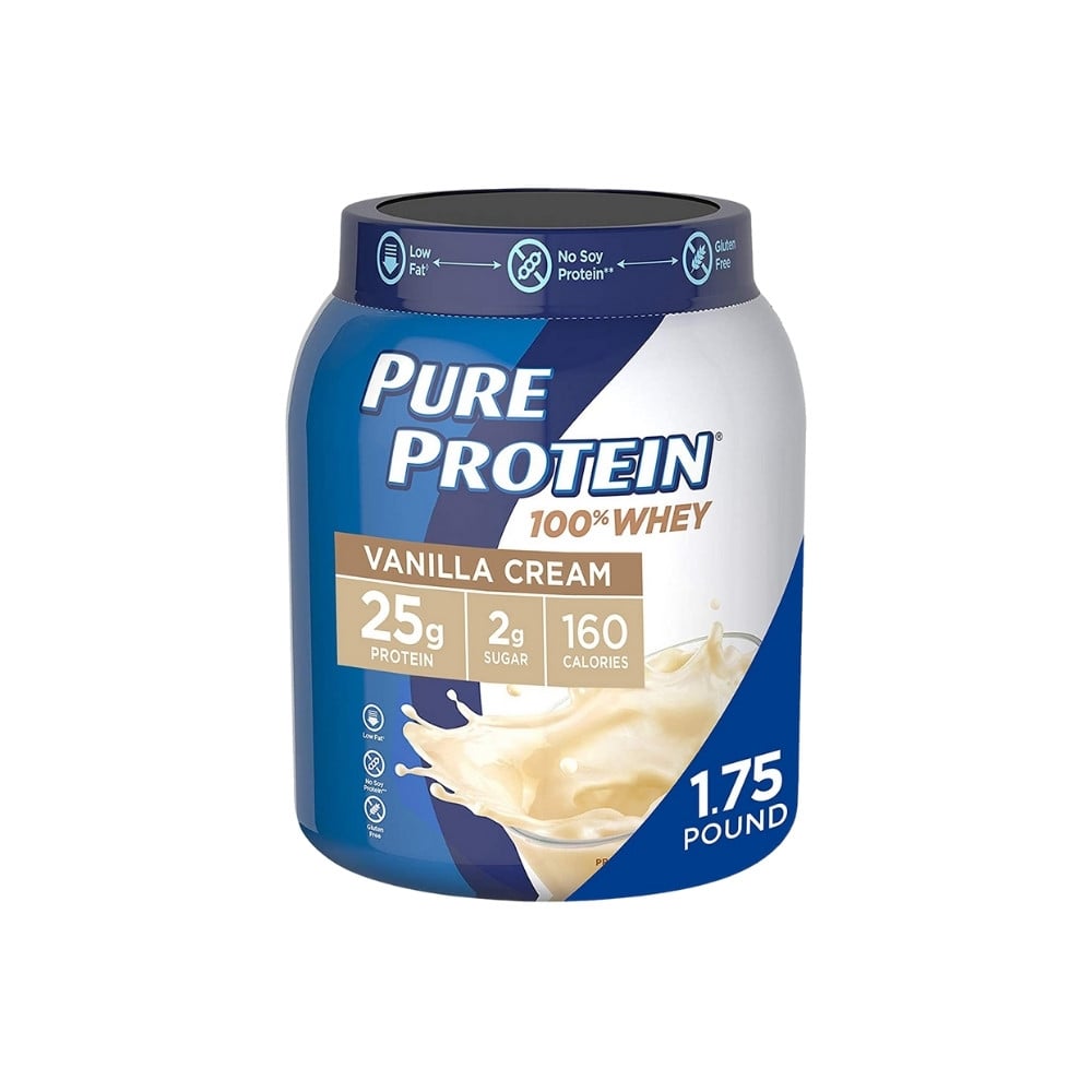 Pure Protein 100% Natural Whey Protein Powder – Vanilla Cream 